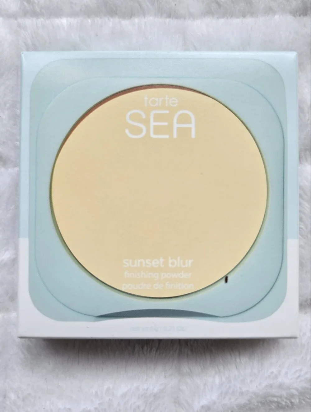 new Tarte Sea Sunset Blur Translucent Finishing Powder Compact Makeup No Pores
